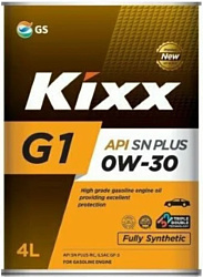 Kixx G1 SN Plus 0W-30 4л