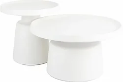 Журнальный столик Signal Rodos (2 шт, светло-серый)