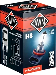 Автомобильная лампа AWM H8 12V 35W PGJ19-1 (1шт) 410300011
