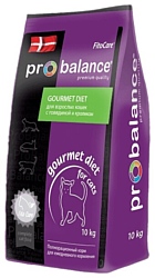 ProBalance Gourmet Diet с Говядиной и кроликом (10 кг)