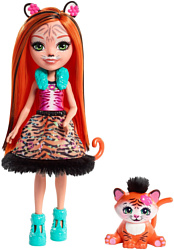 Enchantimals Tanzie Tiger Doll and Tuft Figure FRH39