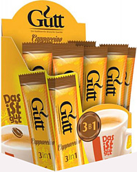 Gutt Cappuchino 3 в 1 растворимый 25 шт х 14,5 г