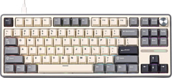 Клавиатура Royal Kludge R87 Pro RGB Half Grey RK Creamy