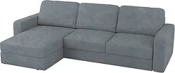 Угловой диван Mio Tesoro Aurora левый (Kashemir 974 серый)