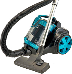 Пылесос DELTA DL-0852 (черный/бирюзовый)