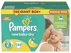Pampers New Baby-Dry 2 Mini (144 шт.)