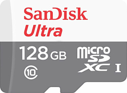 Карта памяти SanDisk MicroSDXC Ultra SDSQUNR-128G-GN3MN 128G