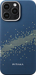 Pitaka StarPeak Tactile Woven для iPhone 16 Pro Max (синий)