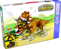 Zhe Gao Dinosaur QL1743 Трицератопс 3 в 1