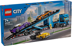 LEGO City 60408 Грузовик-автовоз со спортивными автомобилями