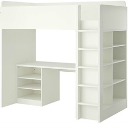Ikea Стува 207x99 (кровать-чердак, белый) (390.481.95)
