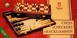 Wegiel Chess Tournament No 4 + draughts + backgammon
