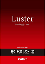 Canon Luster Photo Paper Pro LU-101 A3 260 гм/2 20 л 6211B008