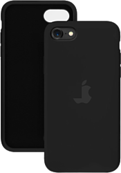 EXPERTS Soft-Touch для Apple iPhone 7 Plus 5,5" с LOGO (черный)