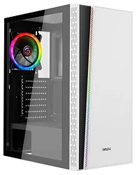 Корпус для компьютера Ginzzu CL220 White FAN 12LED USB3.0 Window