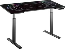 ErgoSmart Gaming Electric Desk 1360x660x28 (черный/черный)