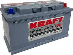 Автомобильный аккумулятор KRAFT EFB 100 R+ (100Ah) Автомобильный аккумулятор KRAFT EFB 100 R+ (100Ah)