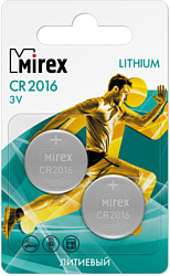 Mirex CR2016 2 шт. (23702-CR2016-E2)