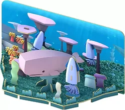Конструктор Halftoys Ocean Кашалот с диорамой HO005