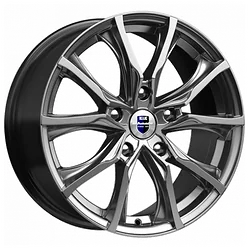 Колесный диск K&K Твист 7.5x17/5x112 D66.6 ET37 дарк платинум Колесный диск K&K Твист 7.5x17/5x112 D66.6 ET37 дарк платинум