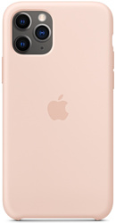 Apple Silicone Case для iPhone 11 Pro (розовый песок)