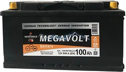 Автомобильный аккумулятор Megavolt 12V +R (100Ah) Автомобильный аккумулятор Megavolt 12V +R (100Ah)