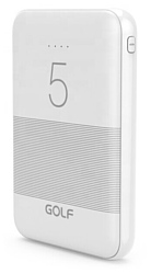 GOLF G95 Powerbank 5000 mah белый