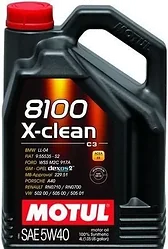 Моторное масло Motul 8100 X-clean 5W-40 4л