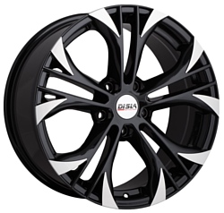 Disla Assassin 8x18/5x114.3 D72.6 ET42 Black Diamond