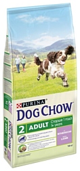 DOG CHOW (14 кг) Adult с ягненком для взрослых собак