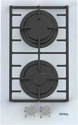 Газовая варочная панель Korting HGG 3825 CW Газовая варочная панель Korting HGG 3825 CW