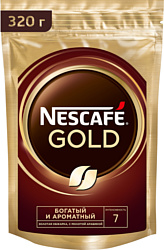 Nescafe Gold растворимый 320 г (пакет)