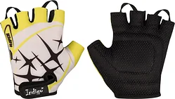 Перчатки Indigo Искра SB-01-8822 (2XS, белый/желтый)
