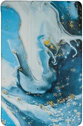 Чехол для планшета JFK Smart Case для Samsung Galaxy Tab A8 2021 (голубой мрамор)