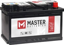 Автомобильный аккумулятор Master Batteries R+ (74Ah) Автомобильный аккумулятор Master Batteries R+ (74Ah)
