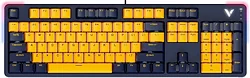 Клавиатура Rapoo V500 Pro 2024 темно-blue/yellow