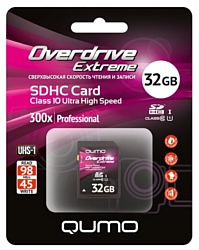 Qumo Overdrive Extreme SDHC Class 10 UHS-I U1 32GB
