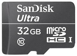 SanDisk Ultra microSDHC Class 10 UHS-I 30MB/s 32GB + SD adapter