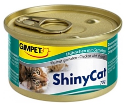 GimCat ShinyCat с курочкой и креветками (0.07 кг) 24 шт.