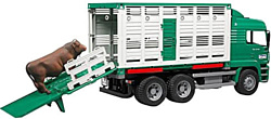 Bruder MAN Cattle Transportation Truck with Cow Figure 02749