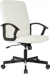 Кресло Бюрократ Triest (молочный Fabric Velvet 20)