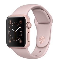 Apple Watch Series 2 38mm Rose Gold with Pink Sand Sport Band (MNNY2)