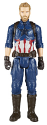 Hasbro Marvel Infinity War Titan Hero Captain America + Power FX Port