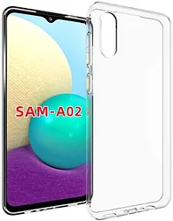 Чехол для телефона Volare Rosso Clear для Samsung Galaxy A02/M02 (прозрачный) Чехол для телефона Volare Rosso Clear для Samsung Galaxy A02/M02 (прозрачный)