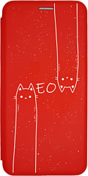 JFK для Samsung Galaxy A12 (коты красный)