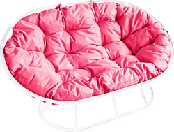 M-Group Мамасан 12100108 (белый/розовая подушка)