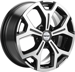 Carwel Талкас 6.5x17/5x114.3 D54.1 ET45 Черный с полировкой