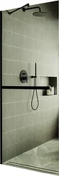 Душевая перегородка MaybahGlass 195x109 MGD-708-6у (прозрачное стекло/черный) Душевая перегородка MaybahGlass 195x109 MGD-708-6у (прозрачное стекло/черный)