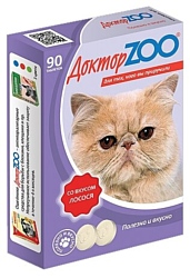 Доктор ZOO для кошек Со вкусом лосося и биотином