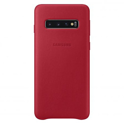 Samsung Leather Cover для Samsung Galaxy S10 (красный)